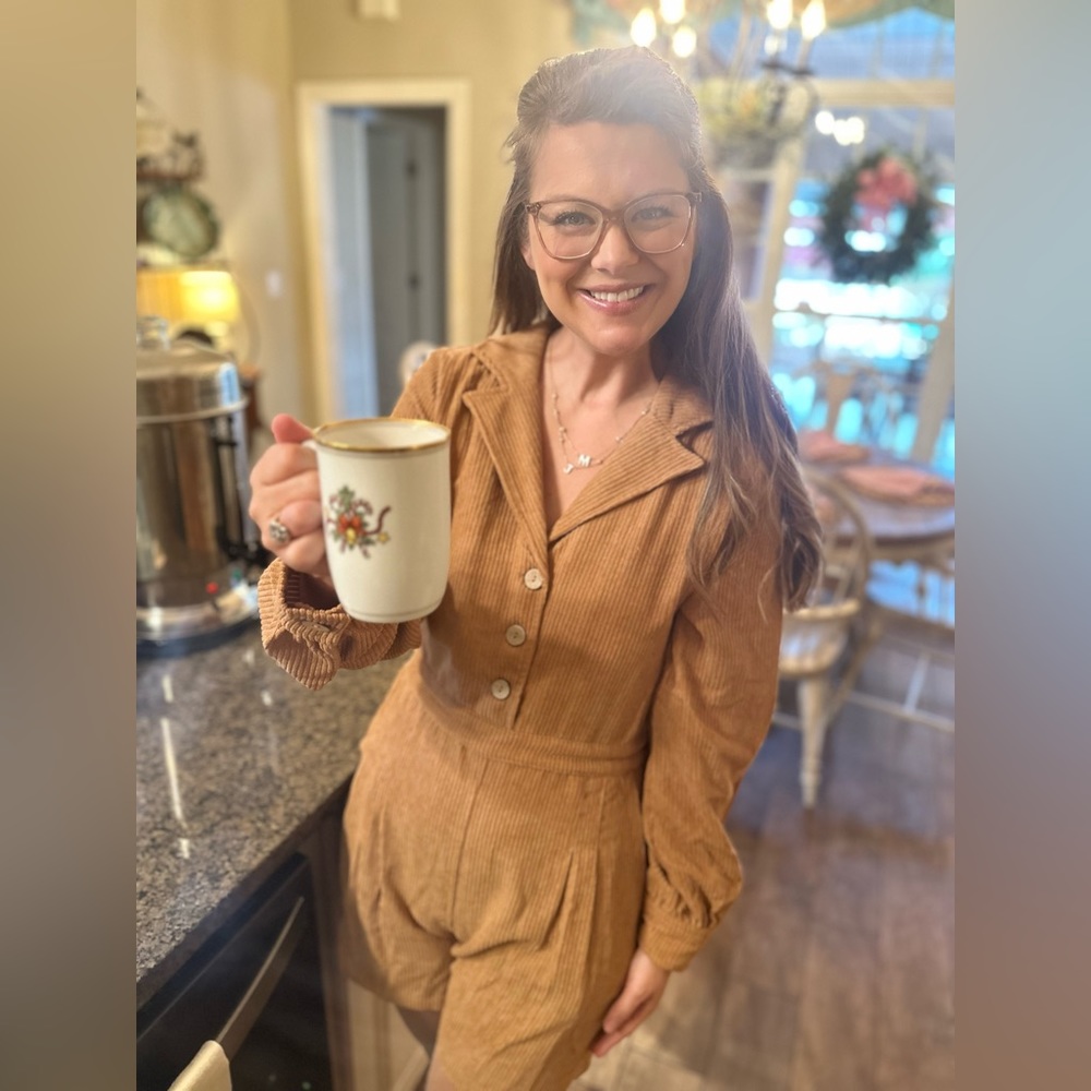 Corduroy romper